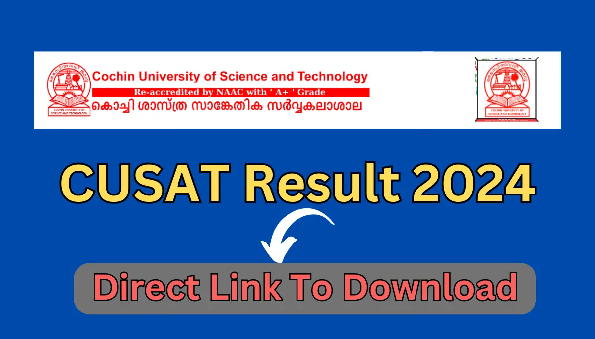 CUSAT Result 2024