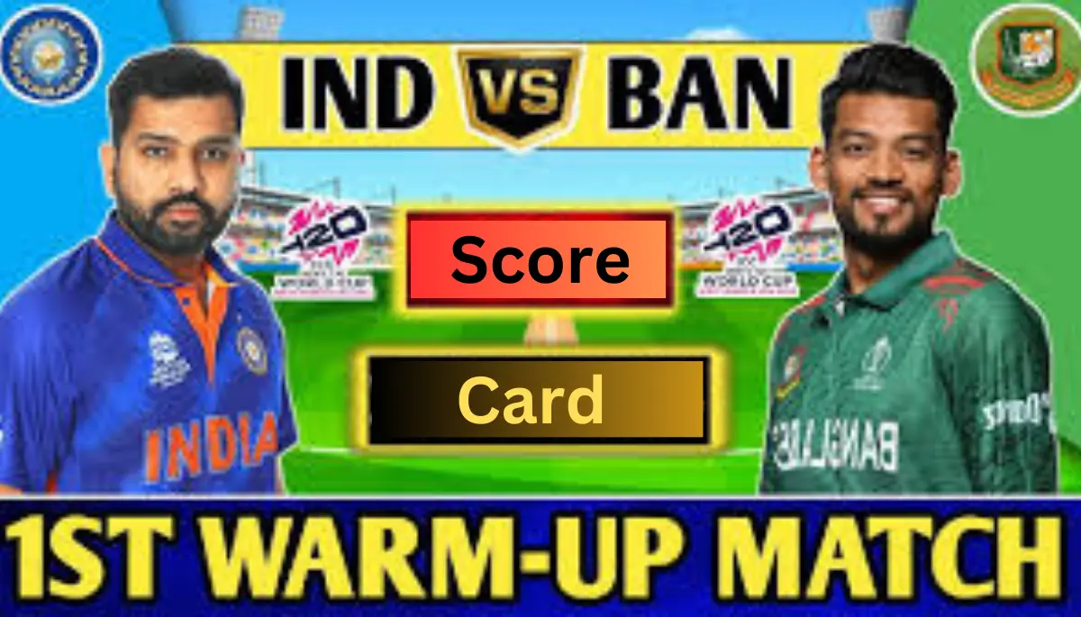 India vs Bangladesh T20 World Cup 2024 Warmup Match Scorecard