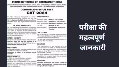 IIMCAT 2024 Admit Card