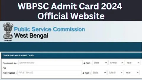 WBPSC Admit Card 2024